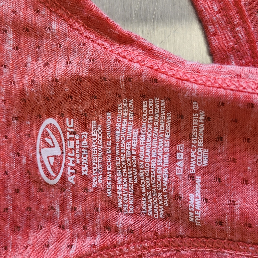 Athletic Works Red Bodysuit One Piece